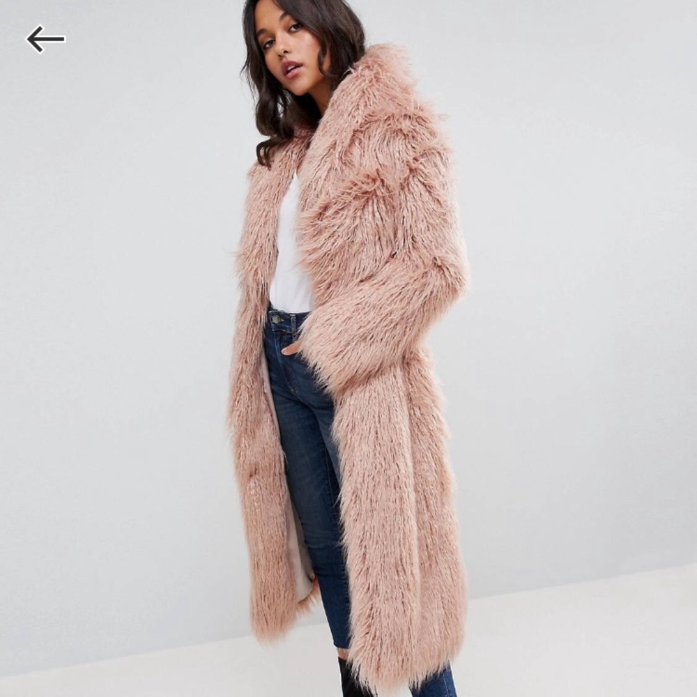 Boohoo Faux Fur Coat